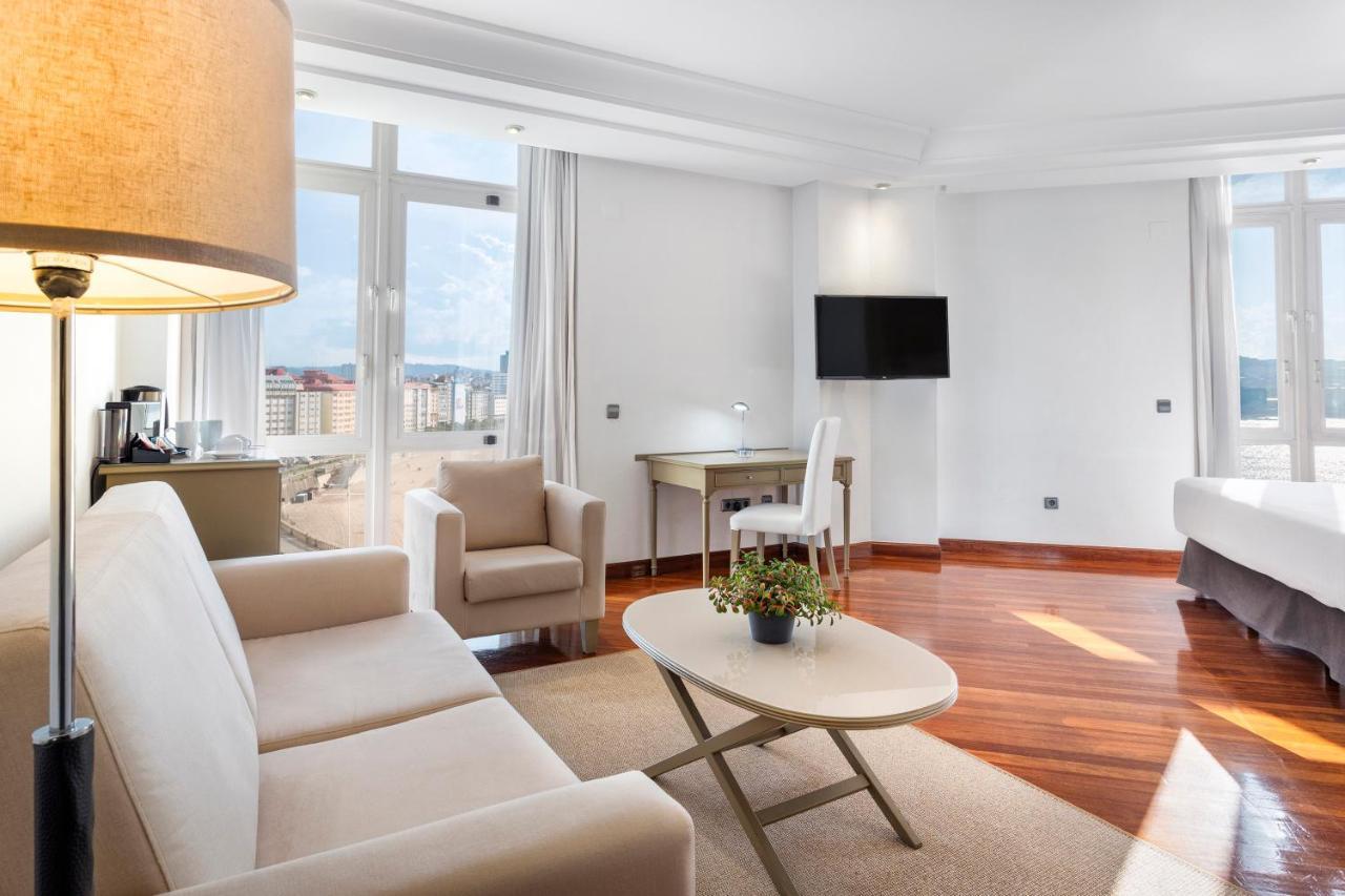 Melia Maria Pita Hotel A Coruna Bagian luar foto