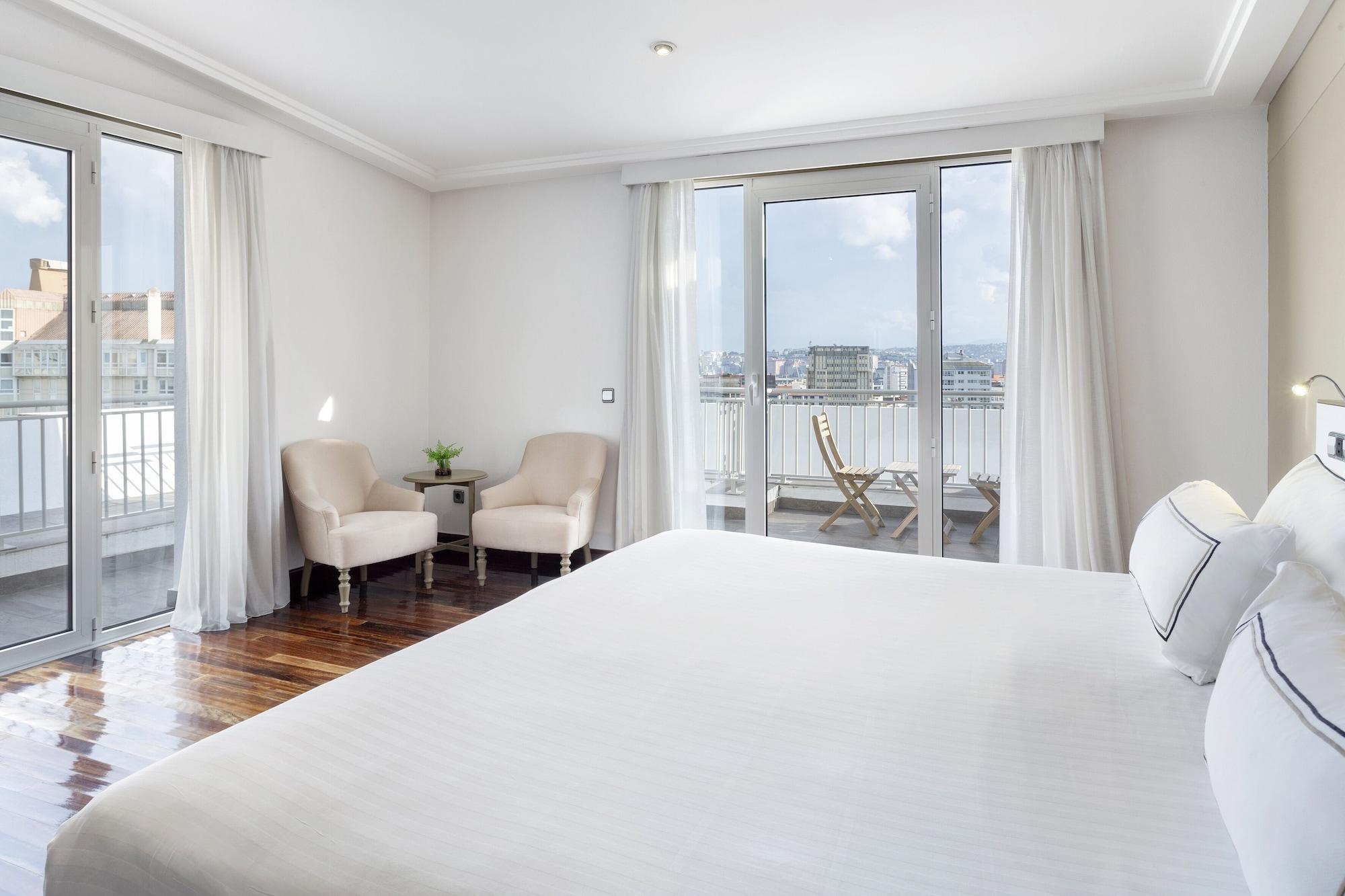 Melia Maria Pita Hotel A Coruna Bagian luar foto