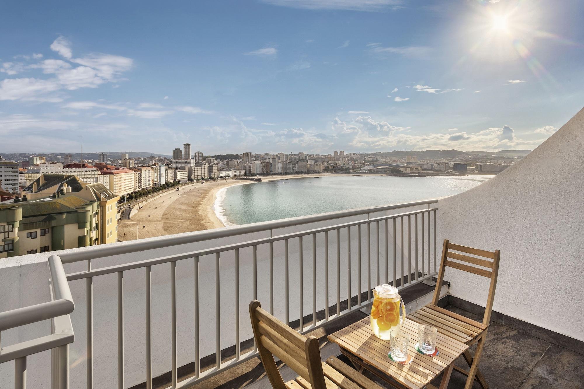 Melia Maria Pita Hotel A Coruna Bagian luar foto