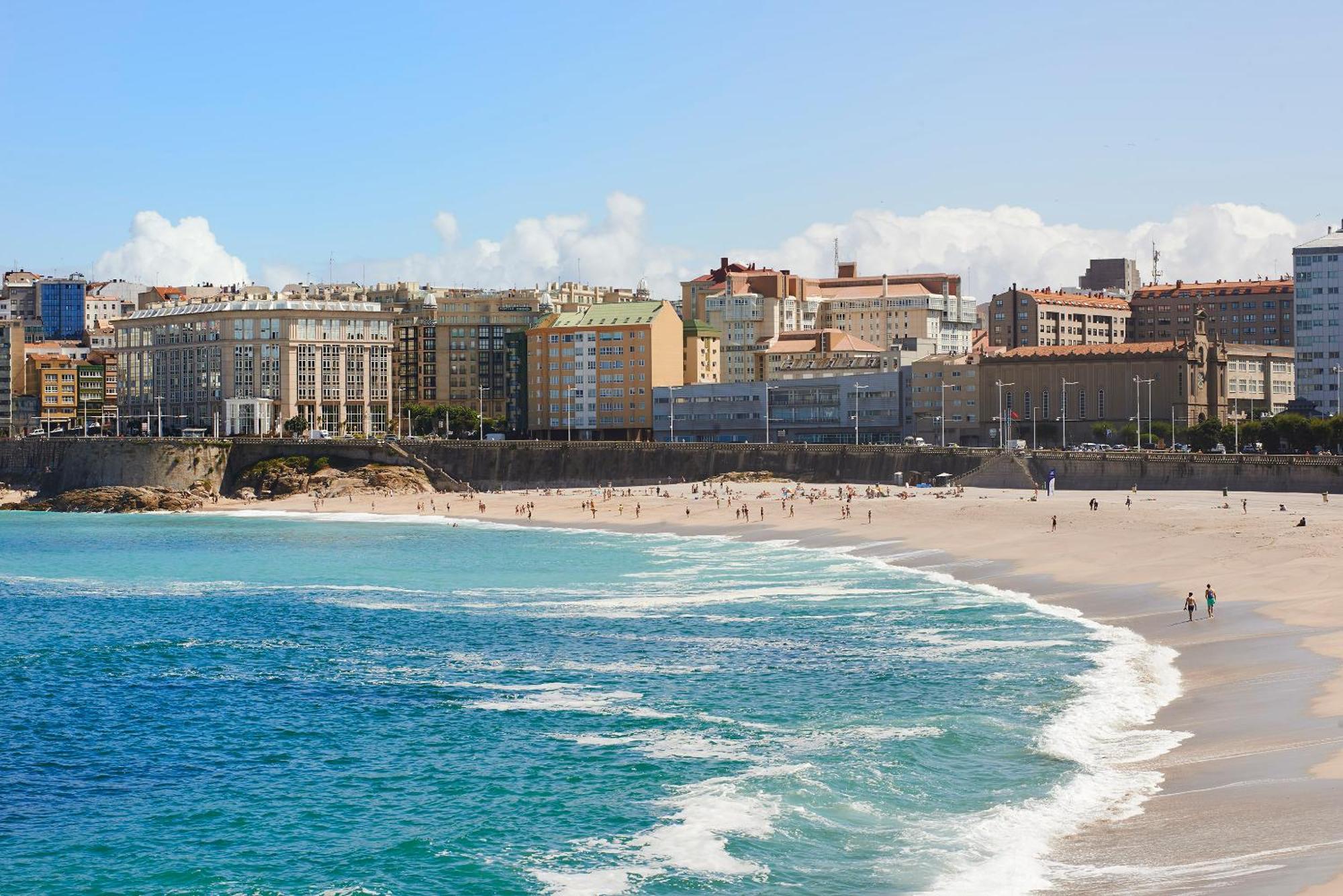 Melia Maria Pita Hotel A Coruna Bagian luar foto