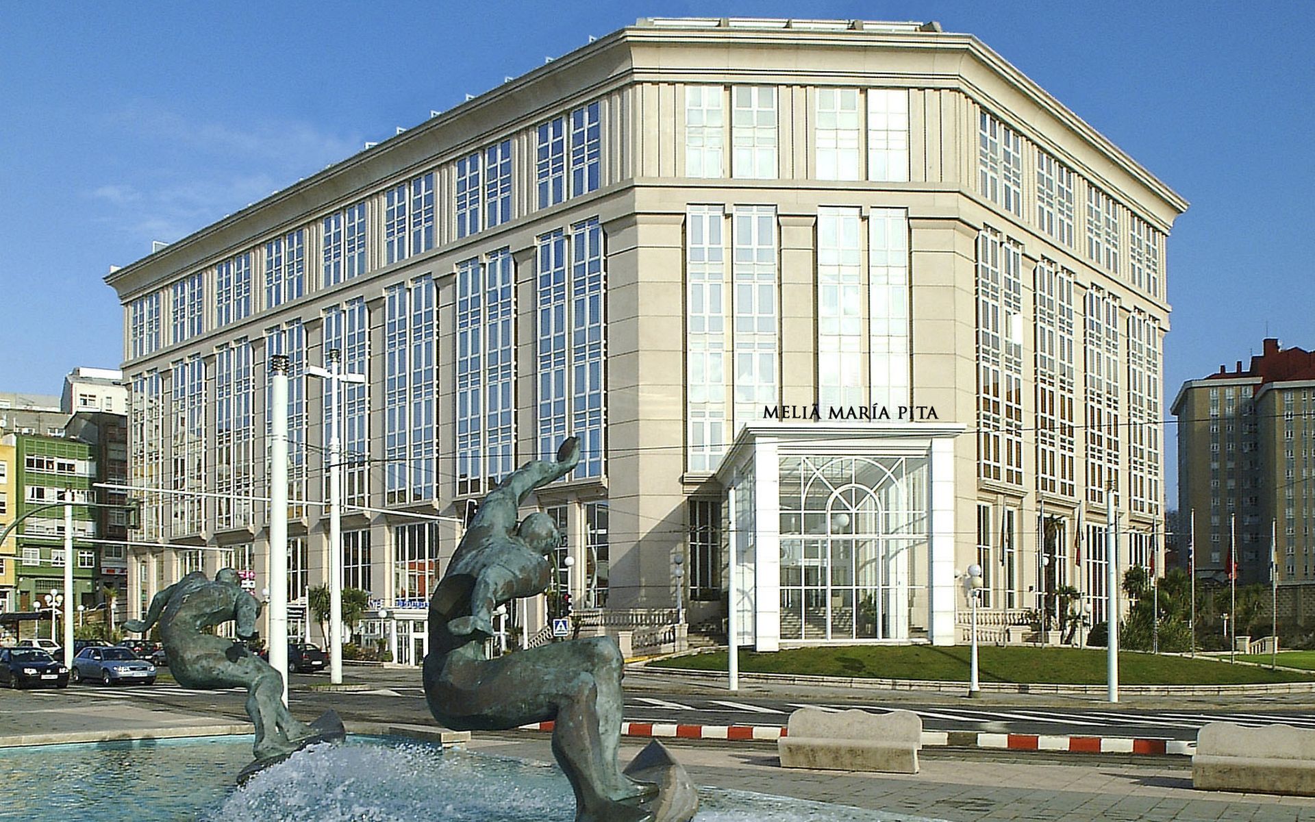 Melia Maria Pita Hotel A Coruna Bagian luar foto